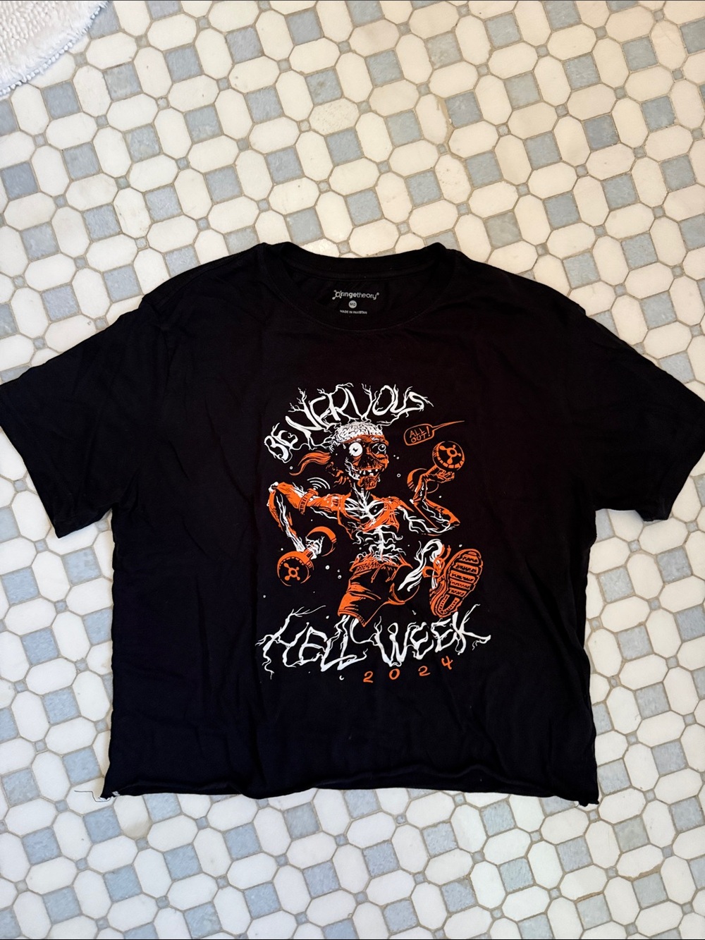 Orangetheory hell week 2024 tee shirt size medium *please read note*